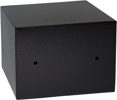 Сейф HMF 49216-02 маленький з ключем, меблевий, 23x17x17 см, чорний