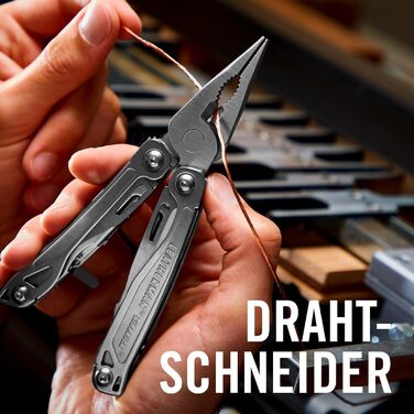 Мультитул Leatherman Wingman 14 в 1 із нержавіючої сталі з нейлоновим чохлом (SIDEKICK Box)
