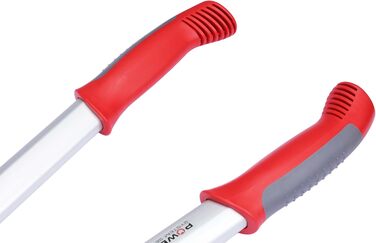 Секатор для гілок WOLF Garten Amboss Premium Plus POWER CUT, червоний/сірий, довжина 650-900 мм