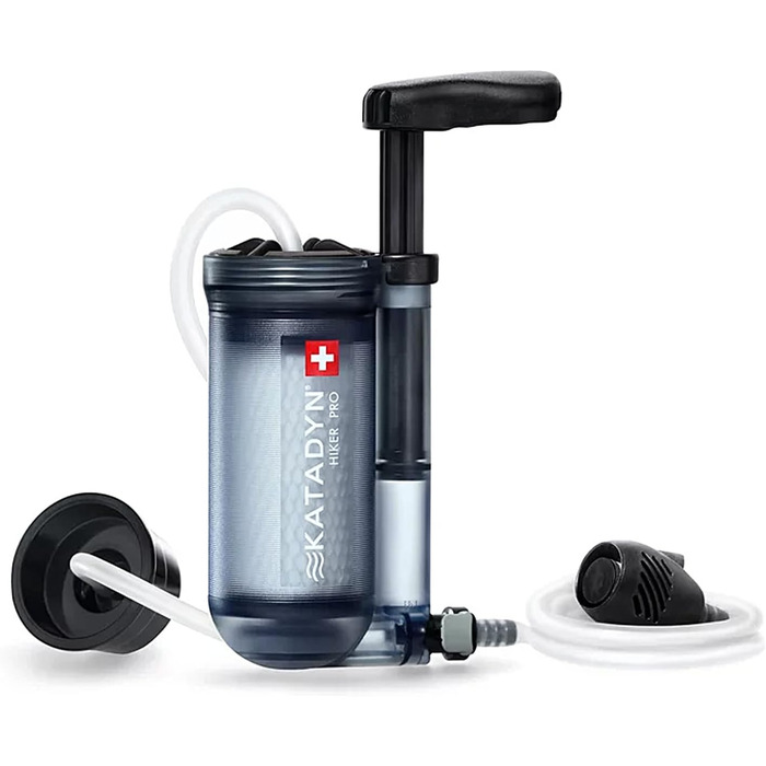 Фільтр для води Katadyn Hiker Pro прозорий, портативний, 1 л/хв