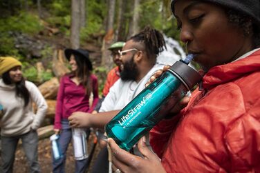 Пляшка-фільтр LifeStraw Go 650 мл (темно-бірюзова) для очищення води