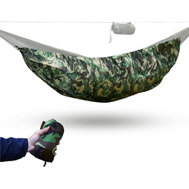 Onewind Преміум захист для гамаку Underquilt, чохол для одинарного та подвійного гамаку, міцна захисна накидка Double Skin для зимового кемпінгу, туризму та подорожей, колір OD Green (камуфляж)
