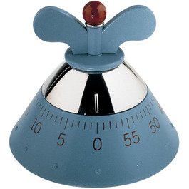 Кухонний таймер Alessi A09 W, білий, термопластик, 10,5 см