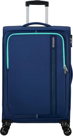Валіза American Tourister Sea Seeker Spinner XL 80 см 92,5 л синя (Combat Navy), дорожня валіза на колесах