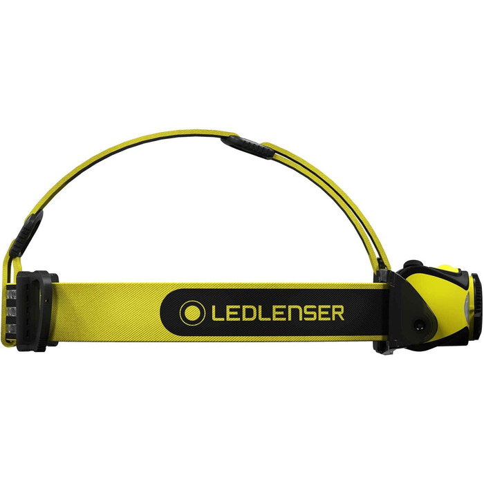Лобовий ліхтар Ledlenser iH9R 600 люмен, з кріпленням на шолом, чохлом, USB-зарядкою, акумуляторний, для роботи в рукавичках, 158 г