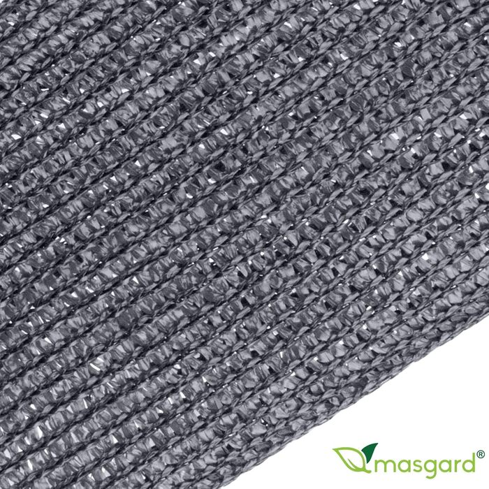 Сітка затіняюча Masgard 150 г/м², 1,8×25 м, 90% захист, для паркану, антрацит, сонцезахист, вітрозахист