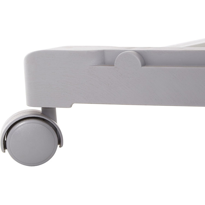 Преміум вішак для одягу на колесах Premier Housewares, хром, пластик, сірий, 43x80x152 см