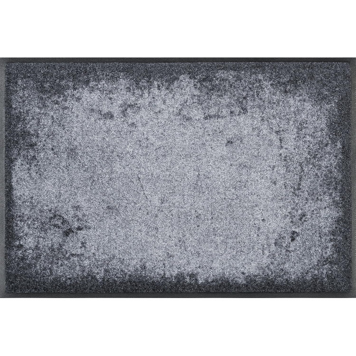 Килимок для підлоги wash+dry Shades of Grey 50x75 см, для внутрішнього та зовнішнього використання, праний, сіро-чорний