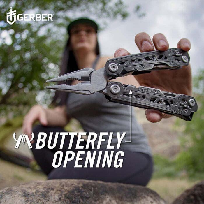 Мультитул Gerber Bear Grylls Ultimate, 17 інструментів, нейлоновий чохол, багатофункціональний інструмент