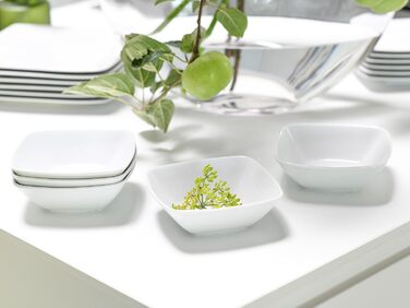 Набір мюслічашок Creatable Victoria, білий, квадратні, 14 см, 6 шт, 400 мл