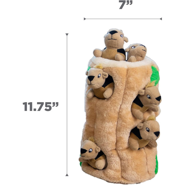 Іграшка для собак Outward Hound Hide A Squirrel XL, плюшева, інтерактивна