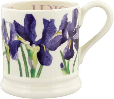Emma Bridgewater Велика керамічна чашка 1/2 пінти Blue Iris – чашка для кави, чаю, латте, капучино, подарунок