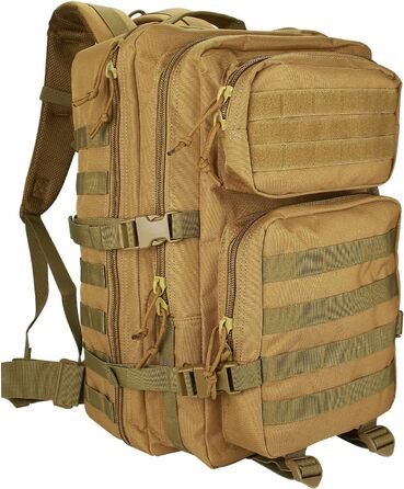 Тактичний рюкзак ProCase 40 л, армійський, для туризму, полювання, трекінгу та кемпінгу, великий військовий рюкзак для походів (хакі)