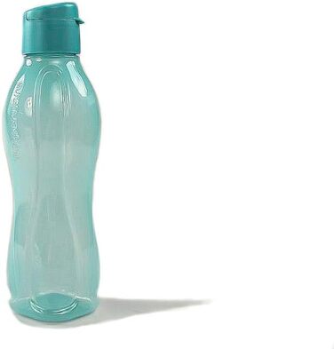 Пляшка для води Tupperware EcoEasy 750 мл, бірюзова, для газованих напоїв, з кришкою Flip Top, екологічна