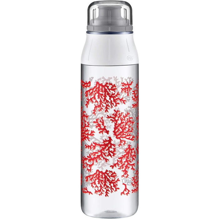 Пляшка для води alfi Tritan 700 мл, BPA Free, кор coral, герметична, для газованої води, для школи, спорту, прогулянок, посудомийна машина