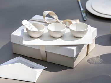 Набір соусників Villeroy & Boch Manufacture Rock blanc, 4 шт., преміум порцеляна, білий, для соусів і закусок, можна мити в посудомийній машині