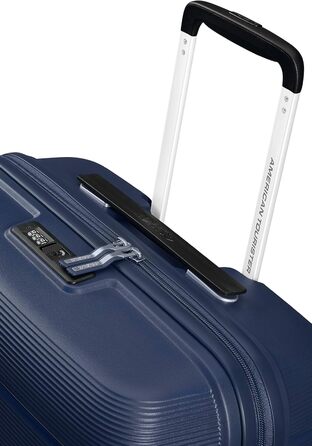 Валіза American Tourister Linex Spinner L, 76 см, 102 л, синя, на 4 колесах