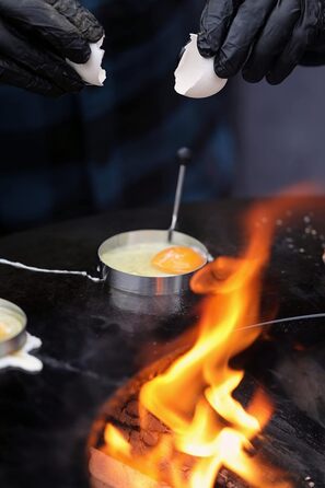 Набір аксесуарів для гриля BBQ-Toro з нержавіючої сталі, 9 предметів: кришка-купол, лопатка, шпатель, щипці, пляшки для соусів, форми для яєць, інструменти для планча та теппаньякі