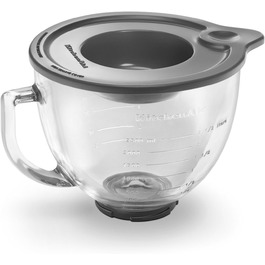 Миска для змішування KitchenAid KSM5GB, скляна з мірним маркуванням