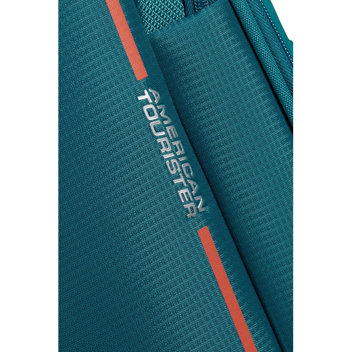 Валіза American Tourister Pulsonic Spinner L, розширювана, 81 см, 113/122 л, бірюзова (Stone Teal), мала 55 см, 43.5 л