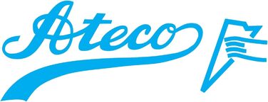 Кулінарний пензлик Ateco 60015, 3,8 см, натуральна щетина, дерев'яна ручка