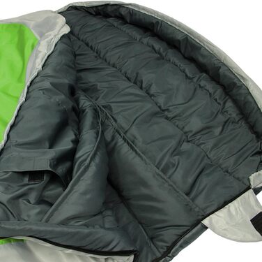 Дитячий спальний мішок Fridani PG 180x90 см XXL, зелений, теплий, водовідштовхувальний, праний, до -12°C