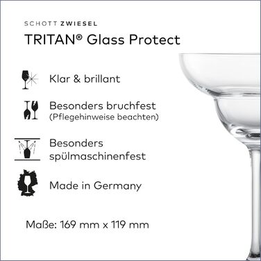 Набір спеціальних келихів для коктейлів SCHOTT ZWIESEL Bar з 4 шт.