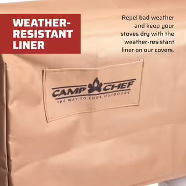 Чохол Camp Chef для двопальникової газової плити, терасна захисна накидка для кемпінгу, для приготування їжі на відкритому повітрі, захист від негоди