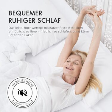 Гіпоалергенний матрацний чохол Degrees of Comfort 90x200 см, водонепроникний, анти-кліщовий та захист від постільних клопів, бавовняна поверхня, на матраци висотою 13-16 см, з блискавкою