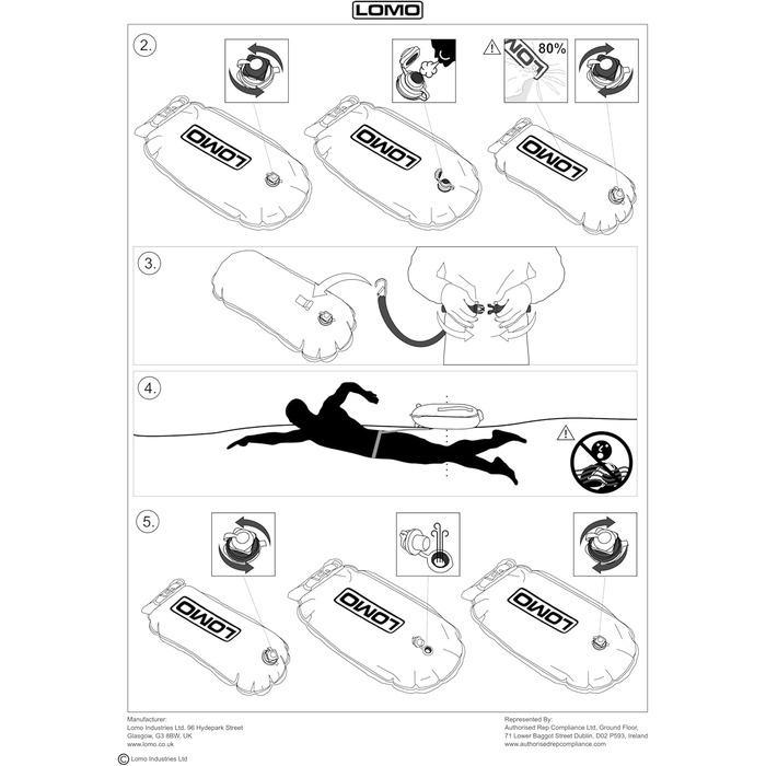 Герметична плаваюча сумка Lomo Drybag для водних видів спорту