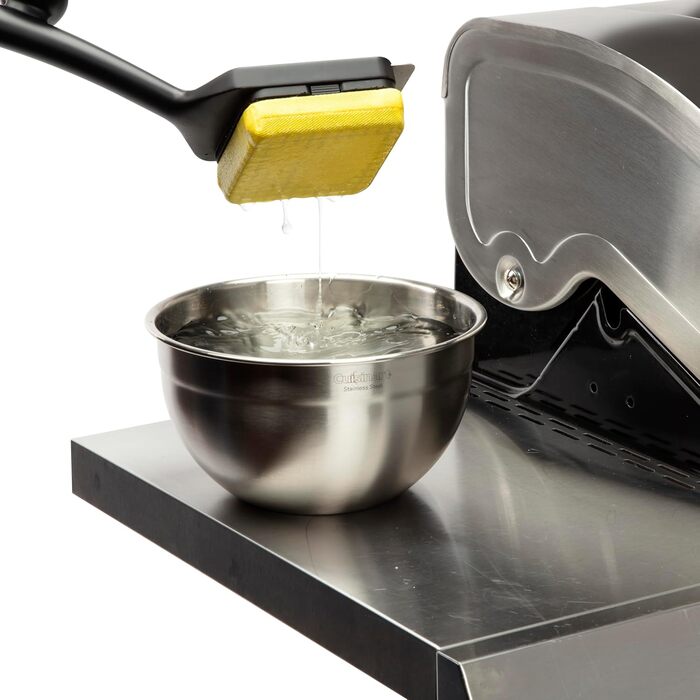 Парова щітка для гриля Cuisinart CCB-1000, безпечна та ефективна, змінна насадка, арамідне волокно