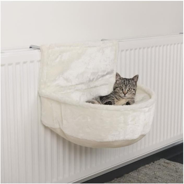 TRIXIE Теплий гамак для котів на радіатор, плюш, металева рама, регульований, 43140
