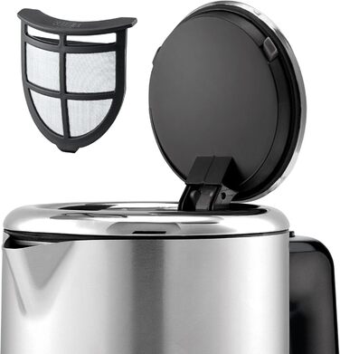 Електрочайник WMF Lono 1,6 л, нержавіюча сталь, 2400 Вт, з підсвіткою та фільтром від накипу