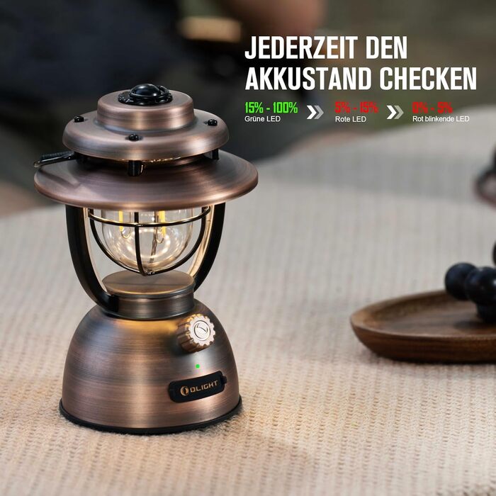 LED ліхтар-ретро OLIGHT Olantern Classic 2 Pro 300 Лм, димований, акумуляторний, USB, для кемпінгу, саду, аварійного освітлення, декору, походів