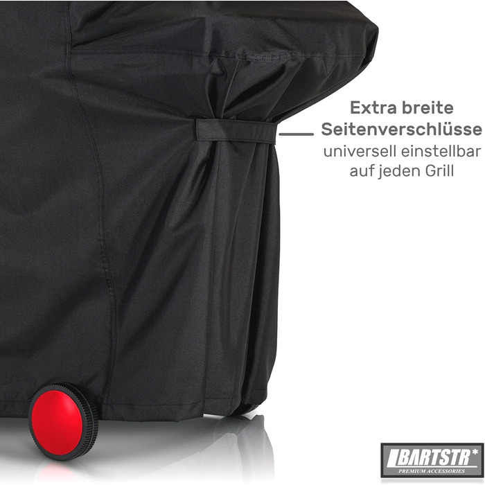 Кришка для гриля BARTSTR 105x65x115 см, чорна