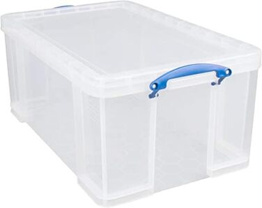 Прозорі контейнери Really Useful Box 64 л, 2 шт., для зберігання та організації, 710×440×310 мм