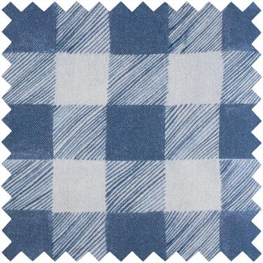Сумка для рукоділля з бавовни Hobby Gift 13x36x31 см, клітинка з польовими квітами