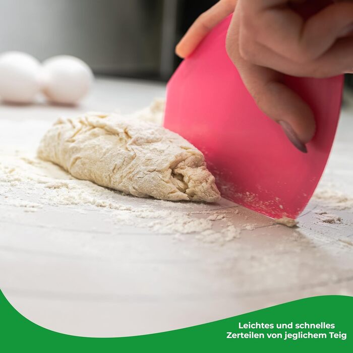 Wundermix WunderCard Тістова карта для Thermomix, шпатель для тіста і крему, оптимальна форма для чаші Thermomix, тісторіз для хліба та піци