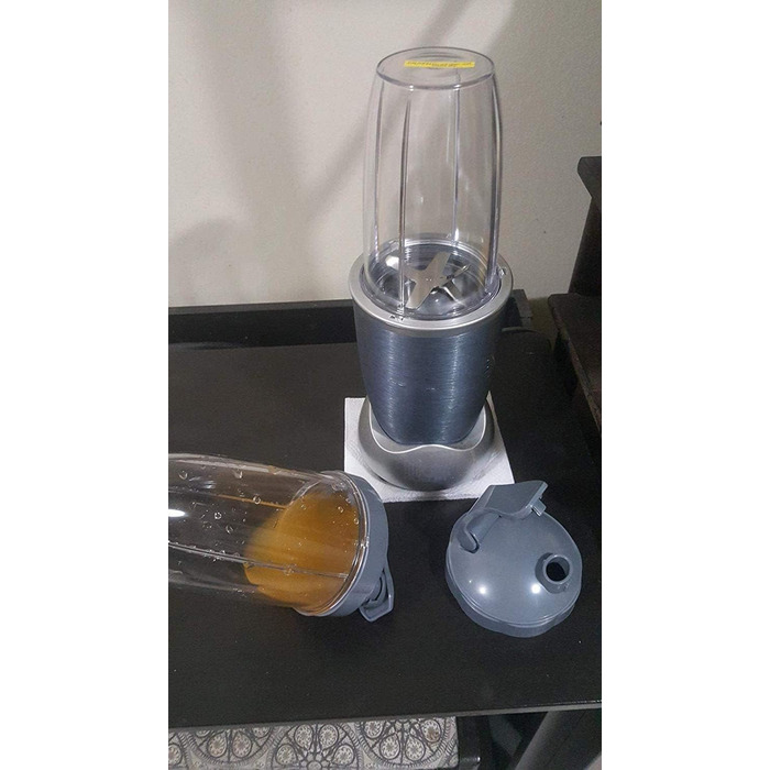 Комплект аксесуарів Poweka для Nutribullet 600W/900W, 2 чаші по 32 унції з кришками, сумісні з блендером Nutribullet