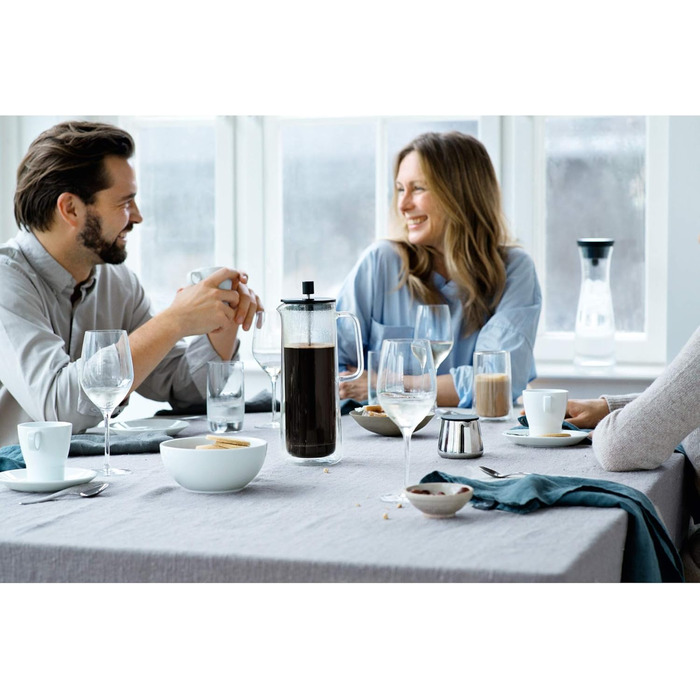 Френч-прес WMF Coffee Time 0,75 л, подвійне скло, для кави, на 6 чашок, скляний, можна мити в посудомийній машині