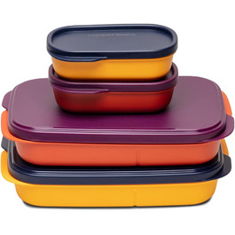 Ланчбокс Tupperware Mylunch 590 мл, герметичний, набір 2 шт.