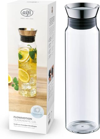 Карафа alfi flowMotion 1 л, боросилікатне скло, одностінна
