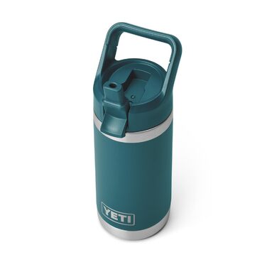 Дитяча пляшка YETI Rambler Jr. 340 мл з трубочкою, морська синь (Agave Teal), термостійка, для води та напоїв