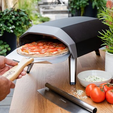 Набір для піци Chef Pomodoro: лопатка 30x36 см і ніж 36 см, преміум якість, кухонні інструменти для дому та професіоналів