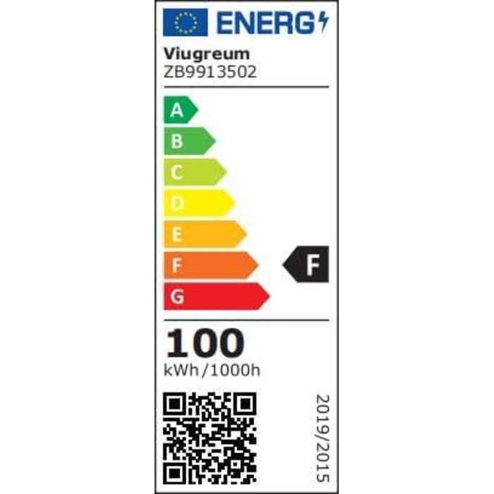 LED прожектор Viugreum 100Вт з датчиком руху, 20000лм, IP66, 6500K, холодне біле світло, водонепроникний, для вулиці, комплект 2 шт.