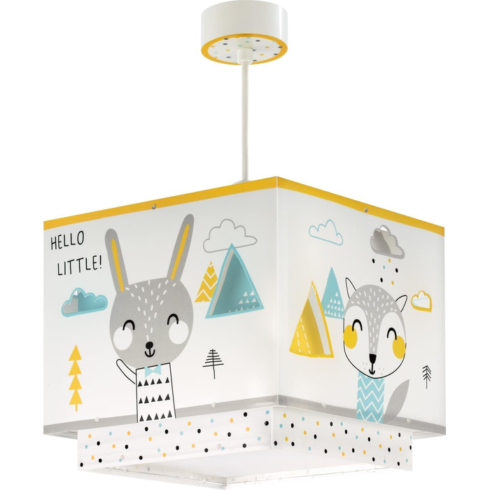 Дитяча підвісна лампа Dalber Hello Little з ведмедями, 24x24x21 см