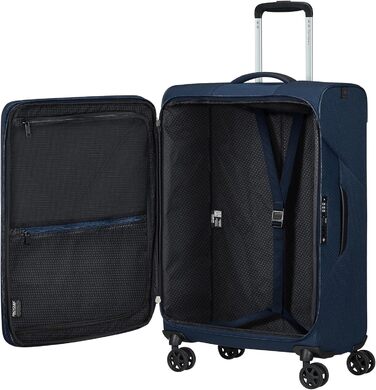 Валіза Samsonite Litebeam Spinner L, розширювана, 77 см, 103/111 л, темно-синя
