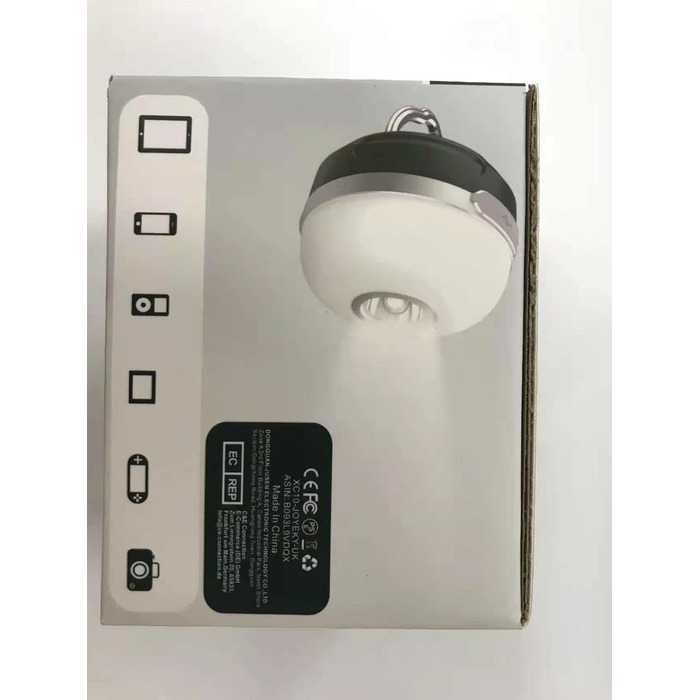 Кемпінговий LED ліхтар із RGB-підсвіткою, магнітом, 5200 мА·год, USB-зарядка, 6 режимів яскравості, димер, для туризму, кемпінгу, надзвичайних ситуацій