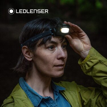 Налобний ліхтар Ledlenser HF4R Core, 500 люмен, LED, акумуляторний, водонепроникний IP68, з червоним світлом для outdoor-активностей