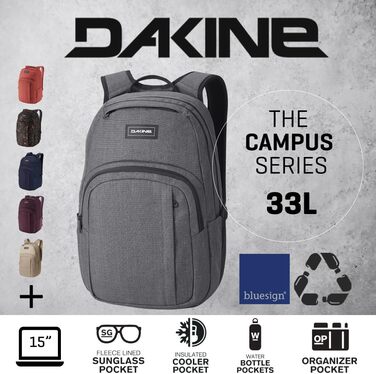 Рюкзак Dakine Campus унісекс для дорослих, шкільний та міський